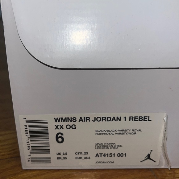 Wmns Air Jordan 1 Rebel XX 'Top 3' - Picture 11 of 11